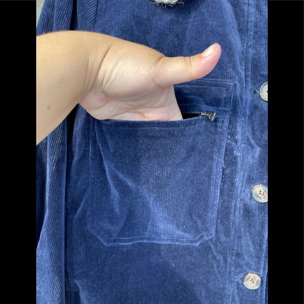 Anthropologie The Korner corduroy sherpa jacket small - Picture 4 of 13